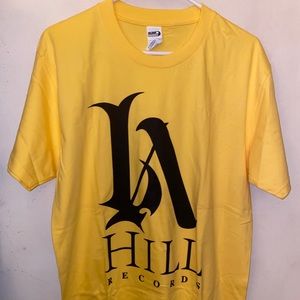 L.A. HILL records T-SHIRT NEW XL
